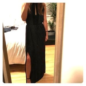 ZARA sleeveless grecian maxi dress